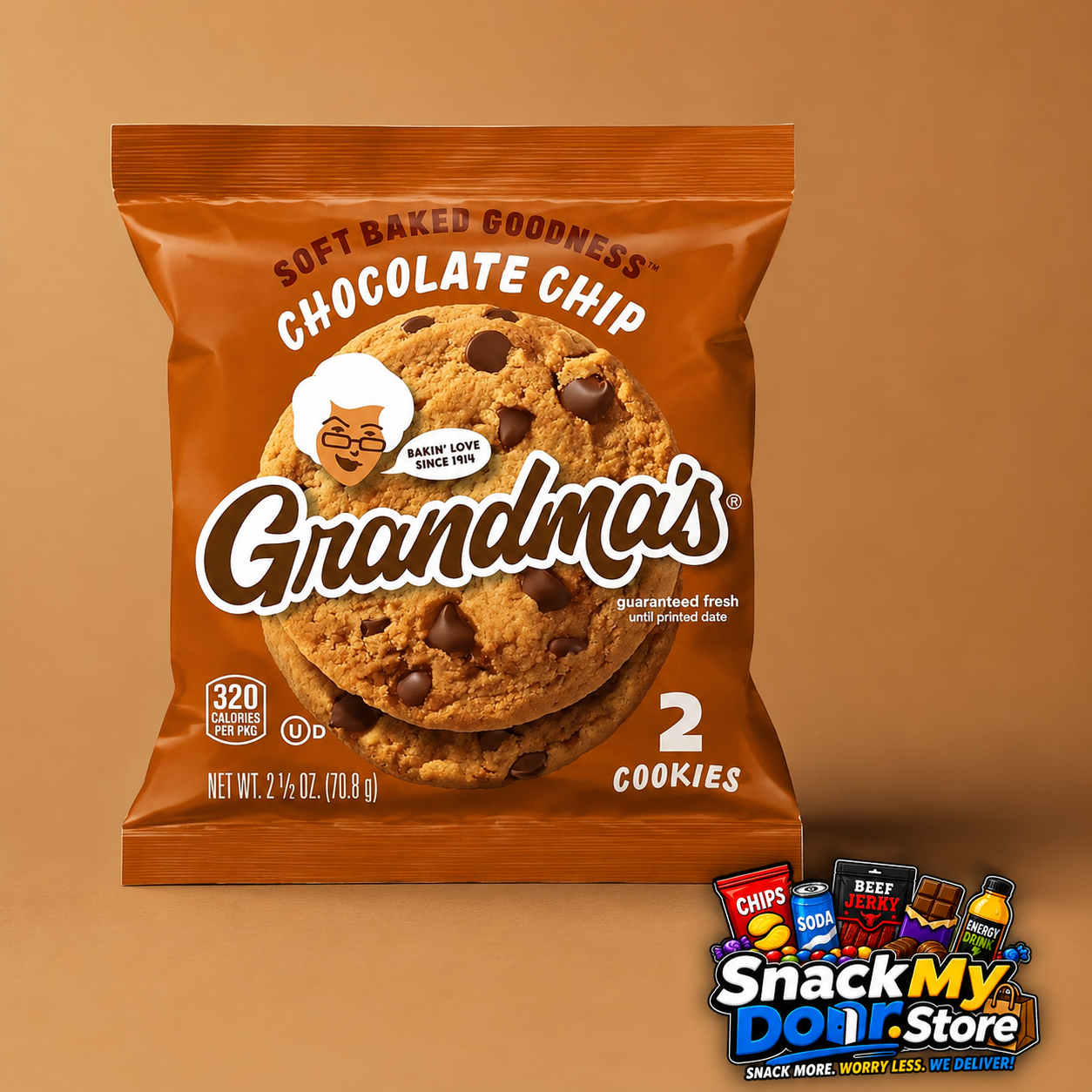 2.5oz Grandma’s Chocolate Chip Cookies