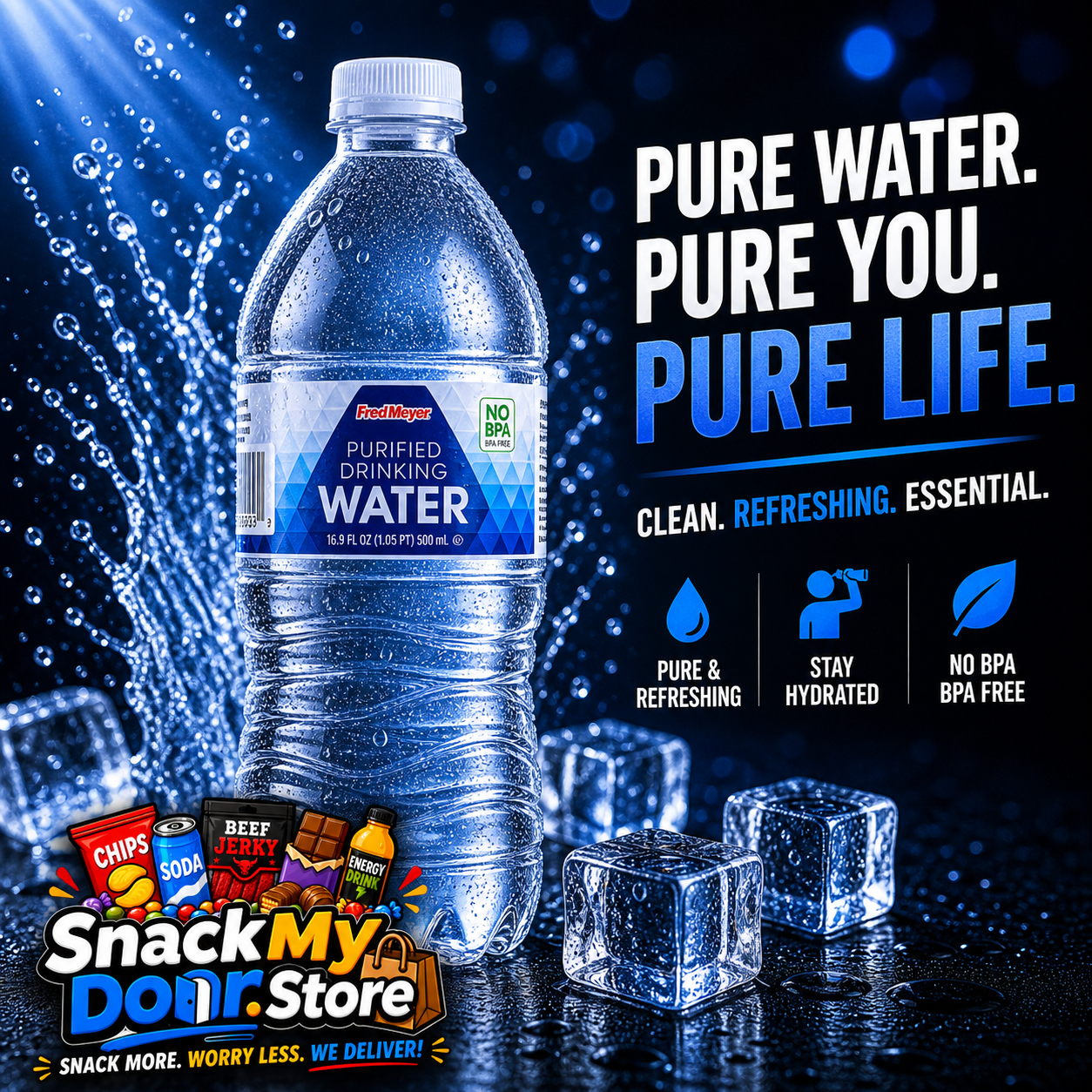 16.9oz Fred Meyer Water