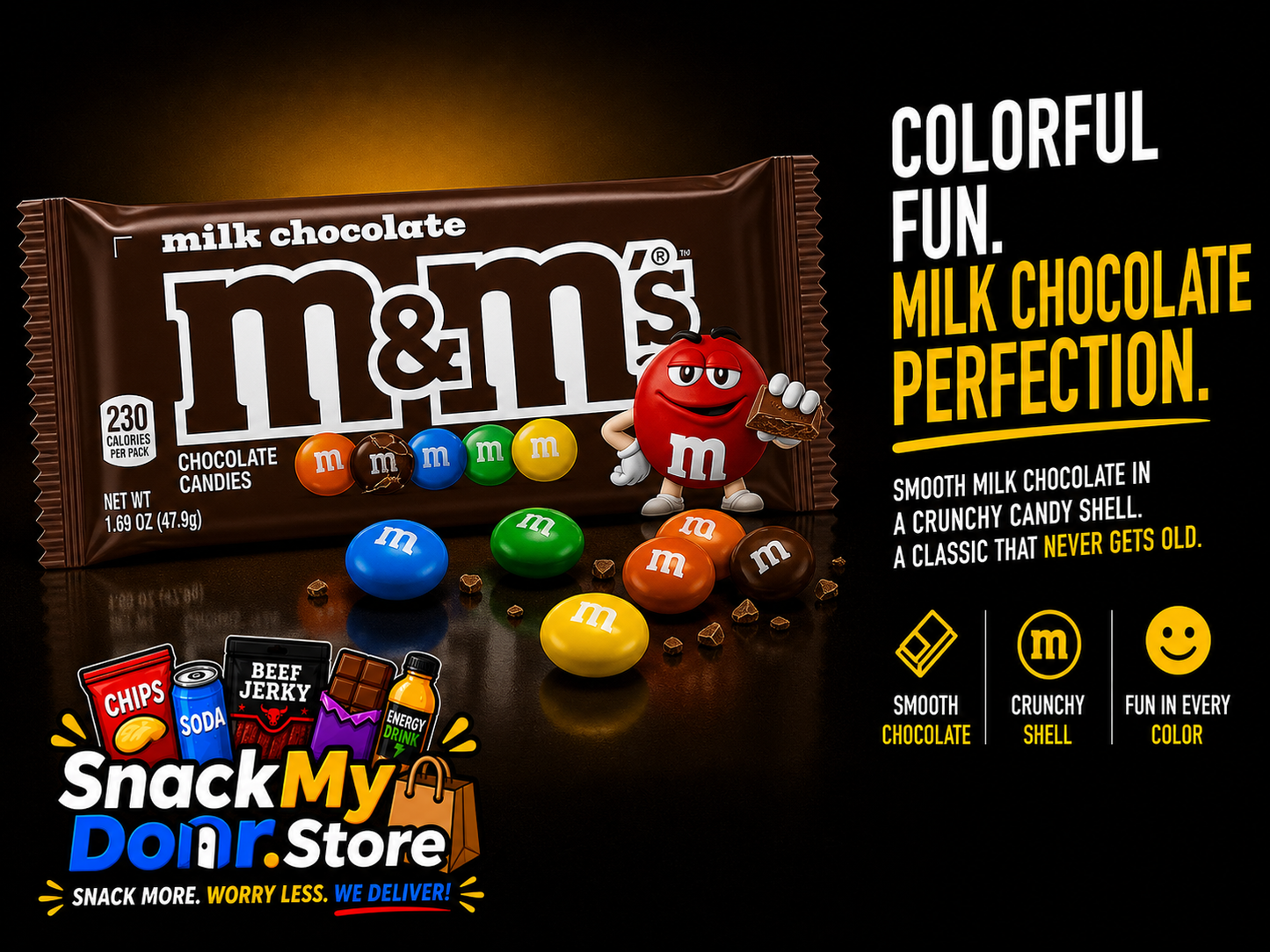 1.69oz Standard M&M Chocolate