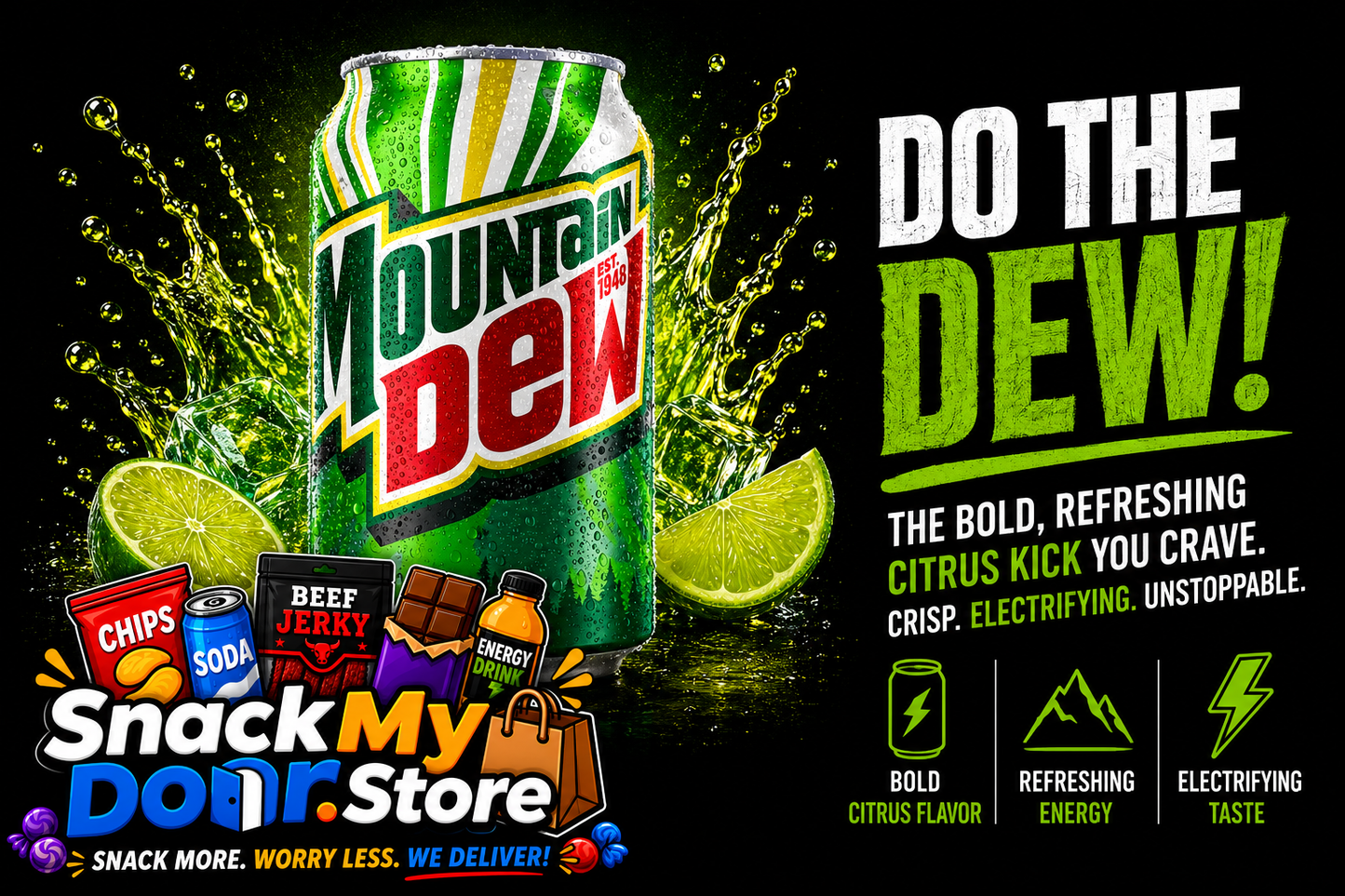 12oz Mountain Dew Can
