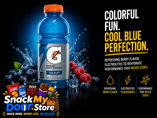 20oz Cool Blue Gatorade