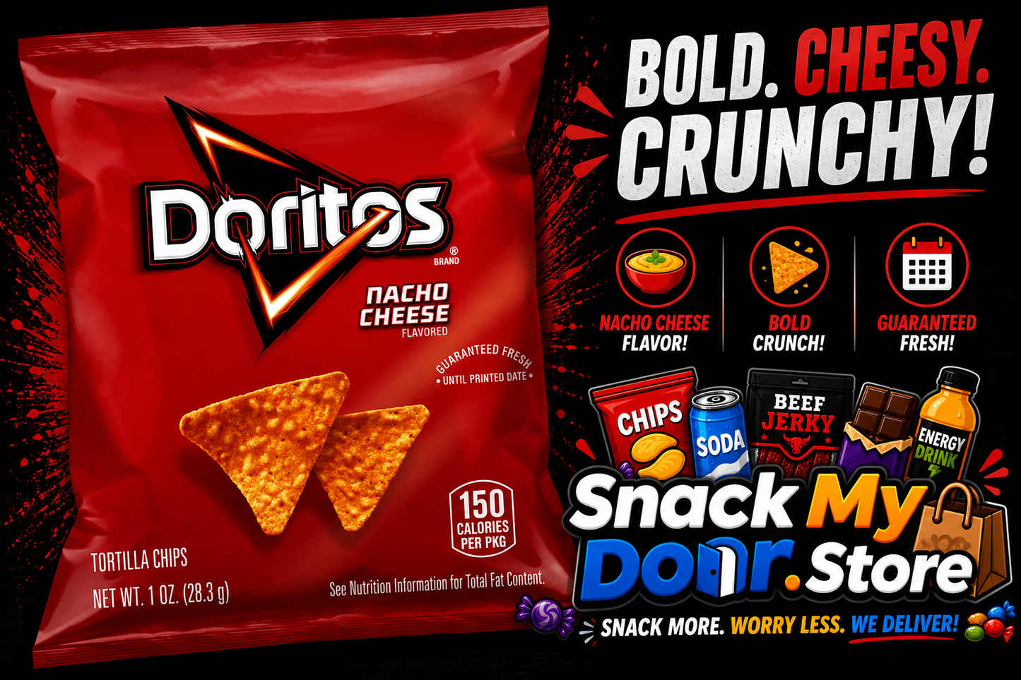 1oz Doritos Nacho Cheese Bag